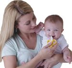 Nuby Nananubs Banana Massaging Toothbrush, Yellow - Image 2